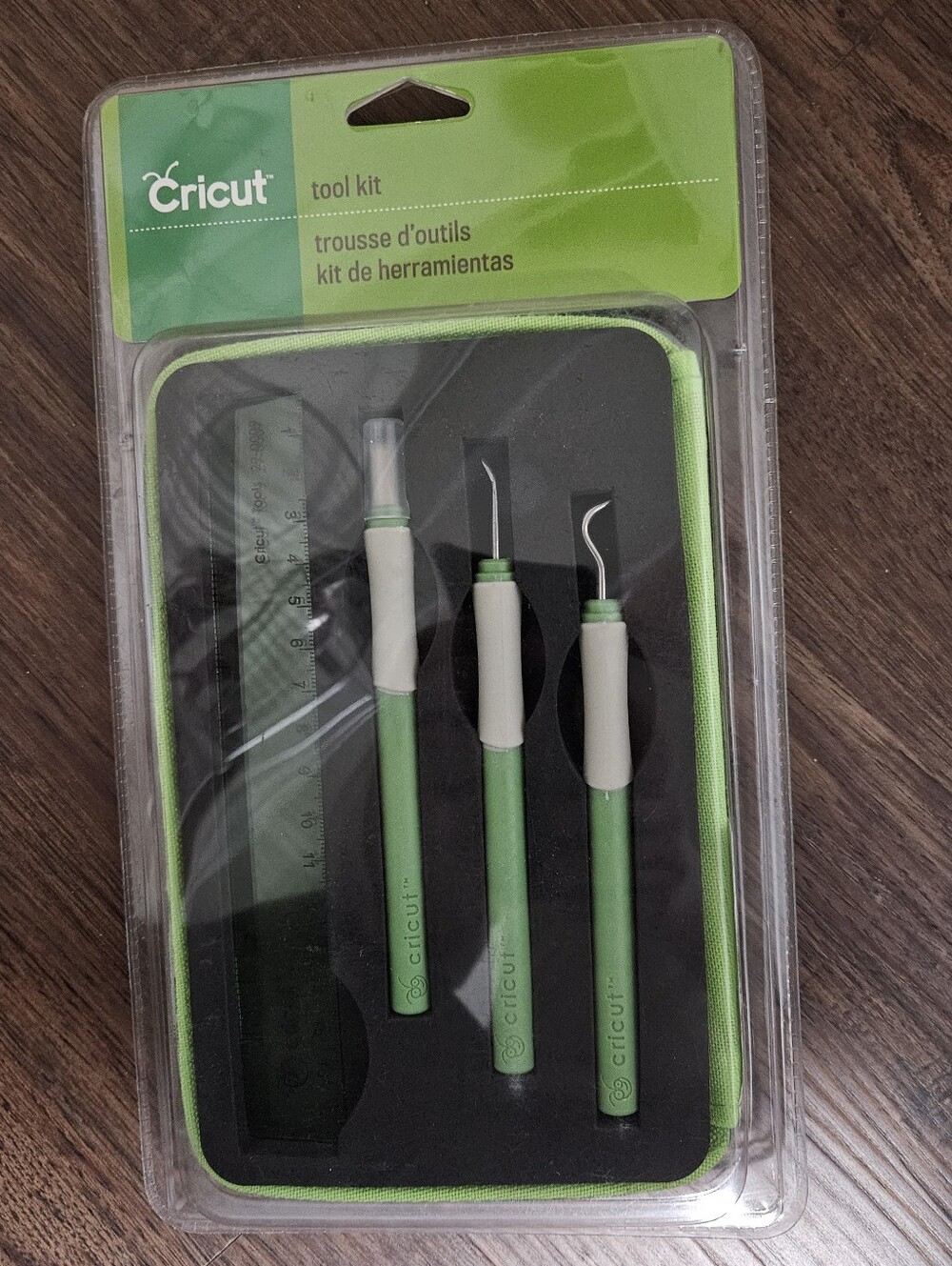 Cricut Provo Craft Green Papercraft Tool Kit Carrying Case Set Scoring